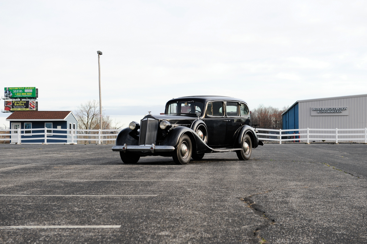 1937 Packard Touring Sedan offered at RM Auctions' Auburn Spring live auction 2019